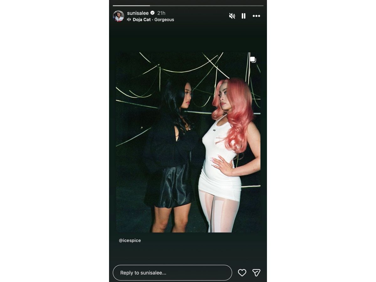 Lee&#039;s Instagram story