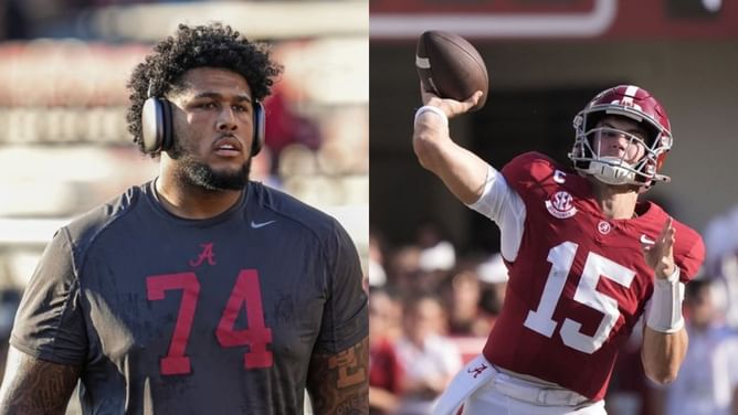 "Ripped our a** when we were in team meeting": Alabama star Kadyn Proctor reveals how Ty Simpson riled up players with fiery approach