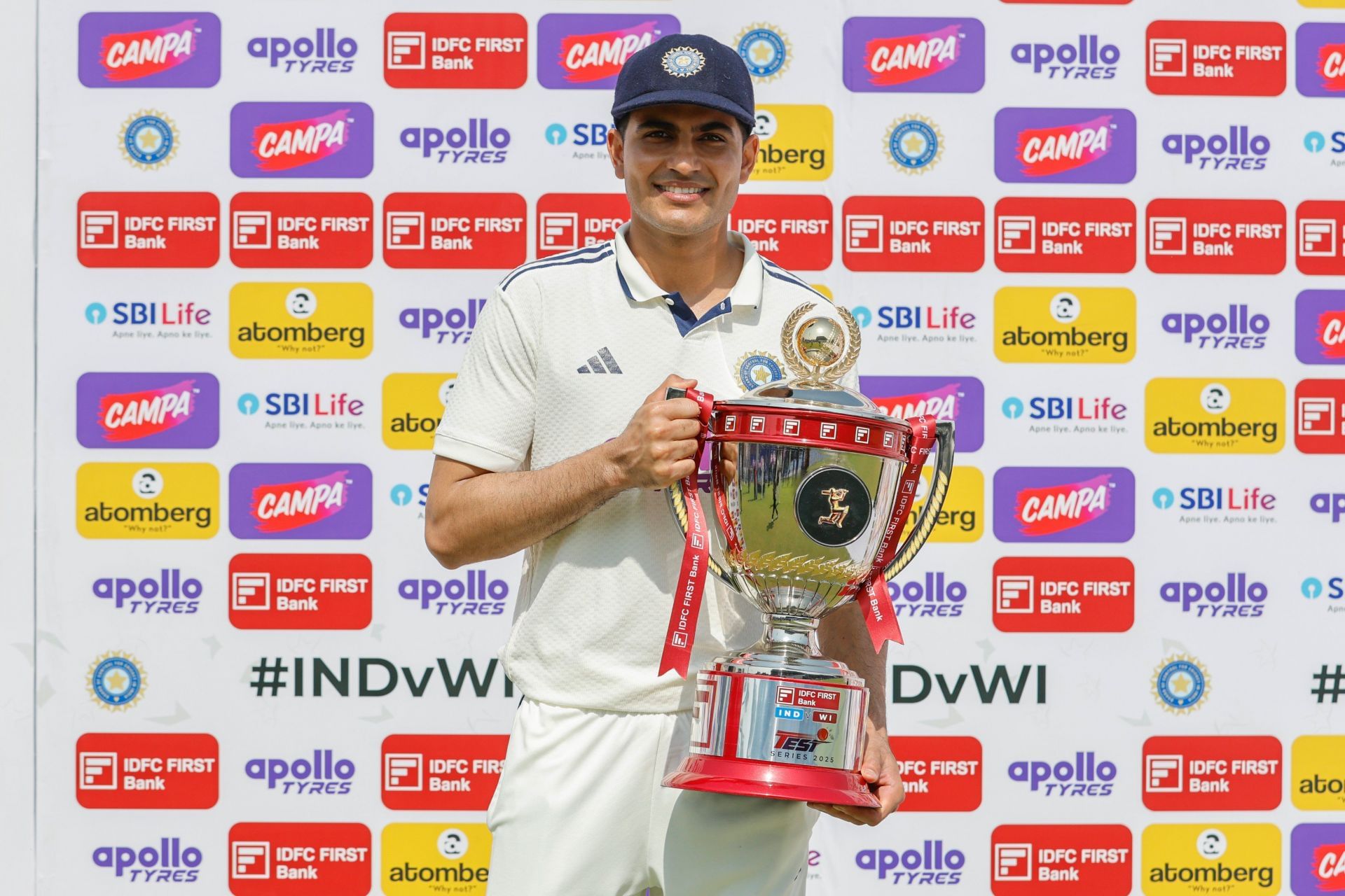 Shubman Gill after the Test series against the West Indies. (Credits: BCCI X)
