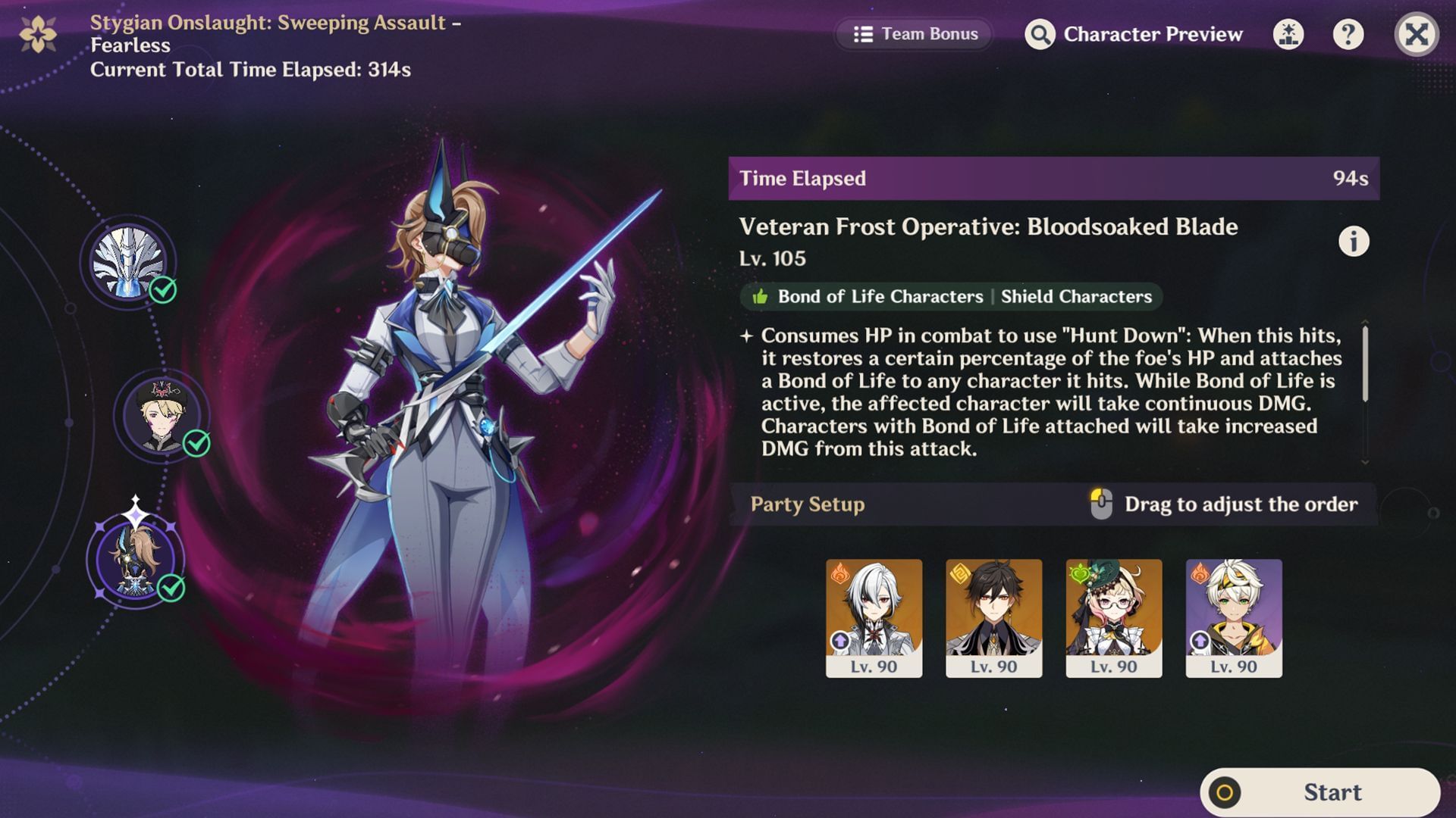 Veteran Frost Operative boss in Stygian Onslaught (Image via Sportskeeda Gaming/ HoYoverse)