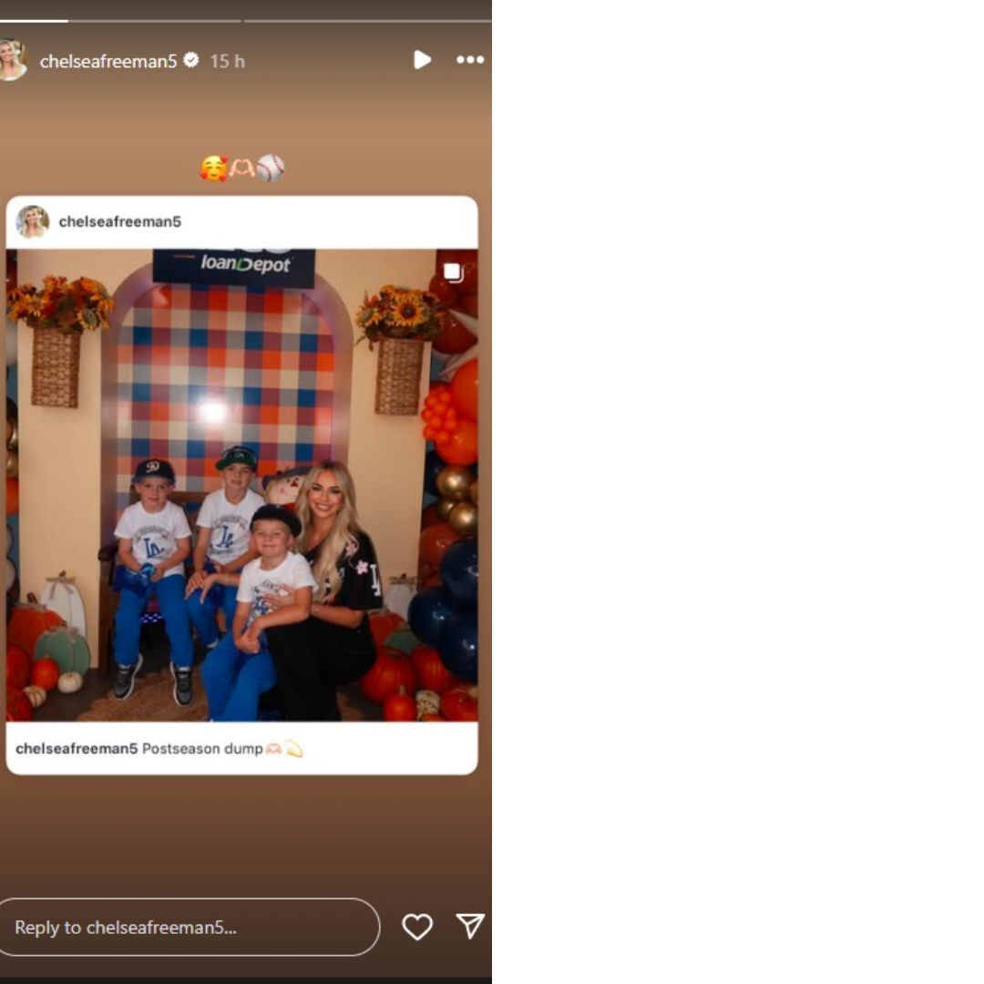 Freddie Freeman&rsquo;s wife, Chelsea, shared a story.(chelseafreeman5/Instagram)