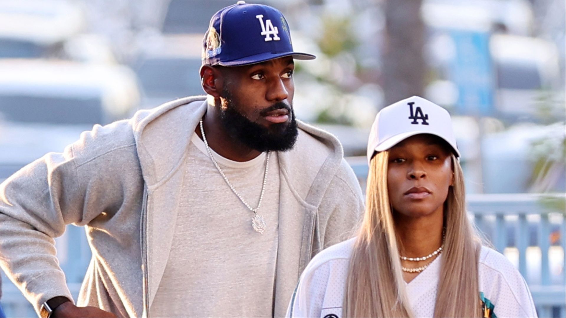 NBA Fans React as LeBron James and Wife Savannah James Turn Heads at Blue Jays-Dodgers World Series Game 4. (Photo: MLB on X)