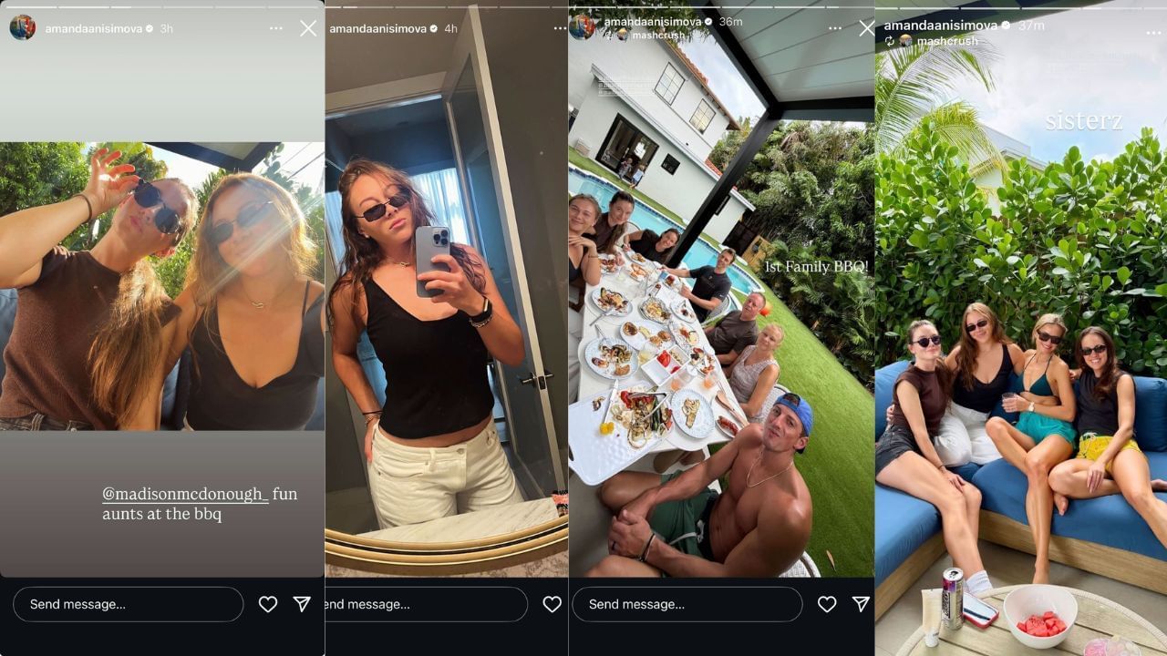Amanda Anisimova&#039;s Instagram story