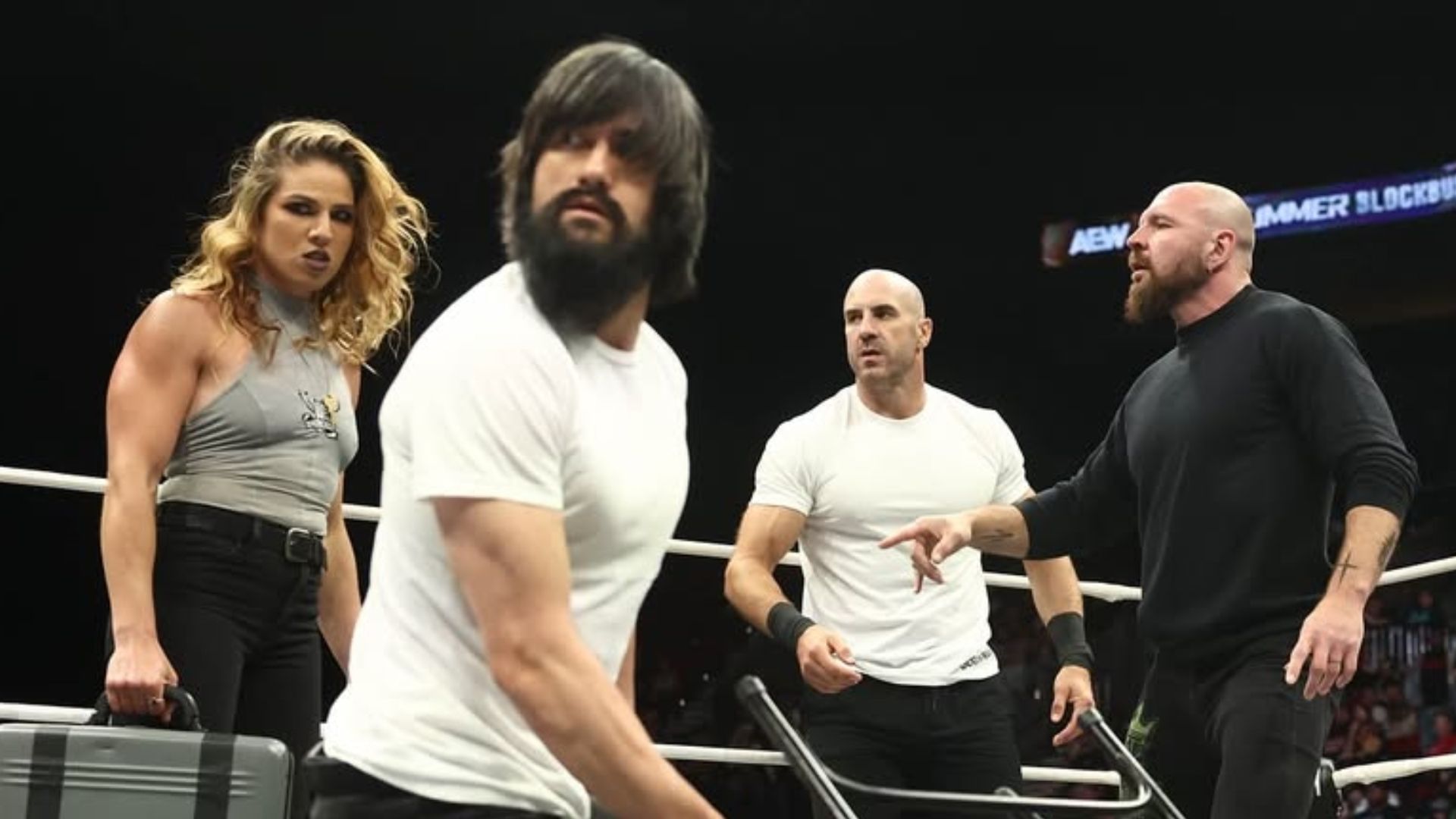The Death Riders and Jon Moxley (Image via Wheeler Yuta