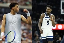 "I'm hitting you in the chest" - Ben Shelton puts out high-profile challenge to NBA star Anthony Edwards