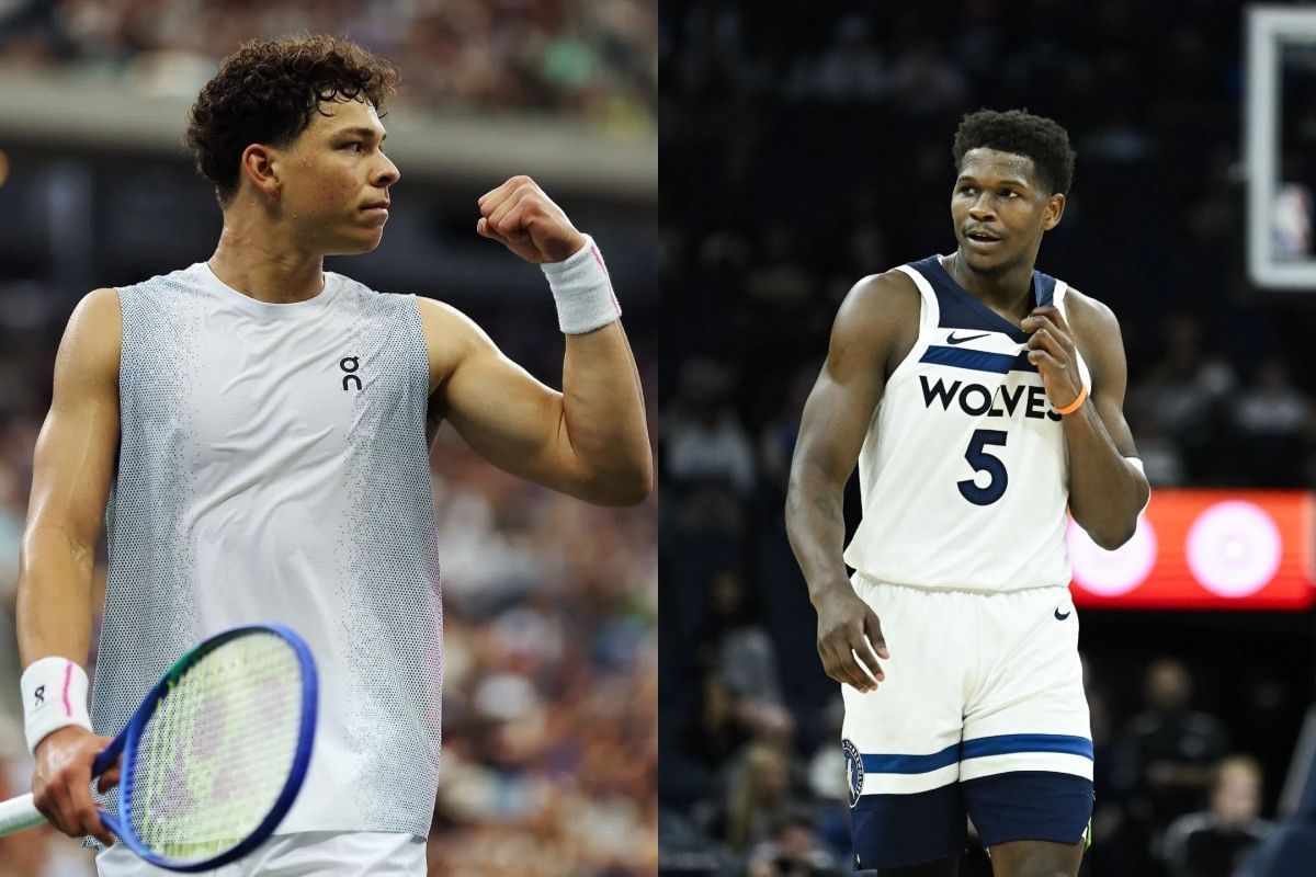 "I'm hitting you in the chest" - Ben Shelton puts out high-profile challenge to NBA star Anthony Edwards