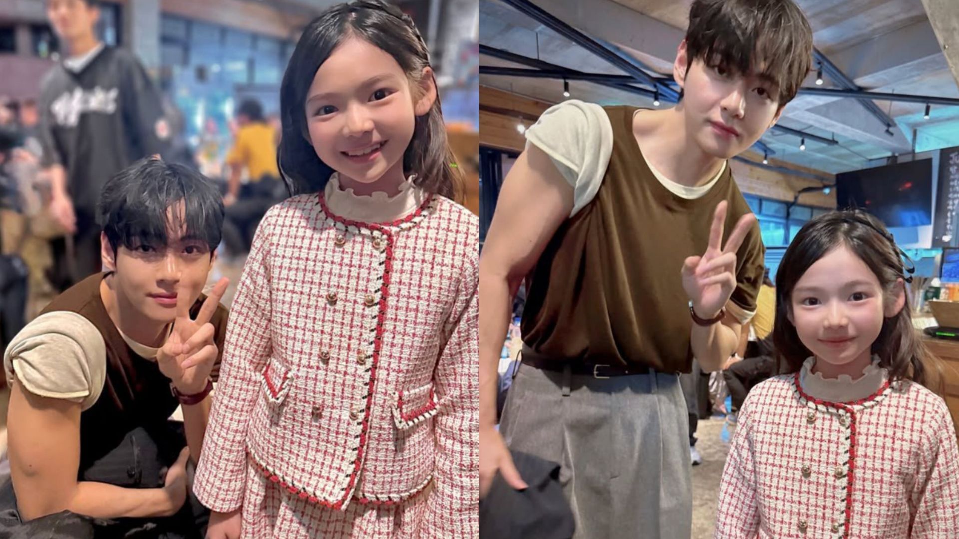 No Other Choice child actress meets BTS