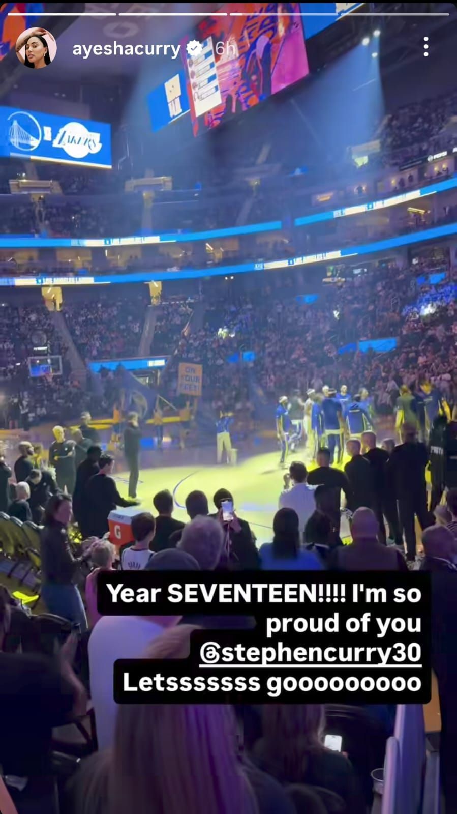 Ayesha&#039;s Instagram story