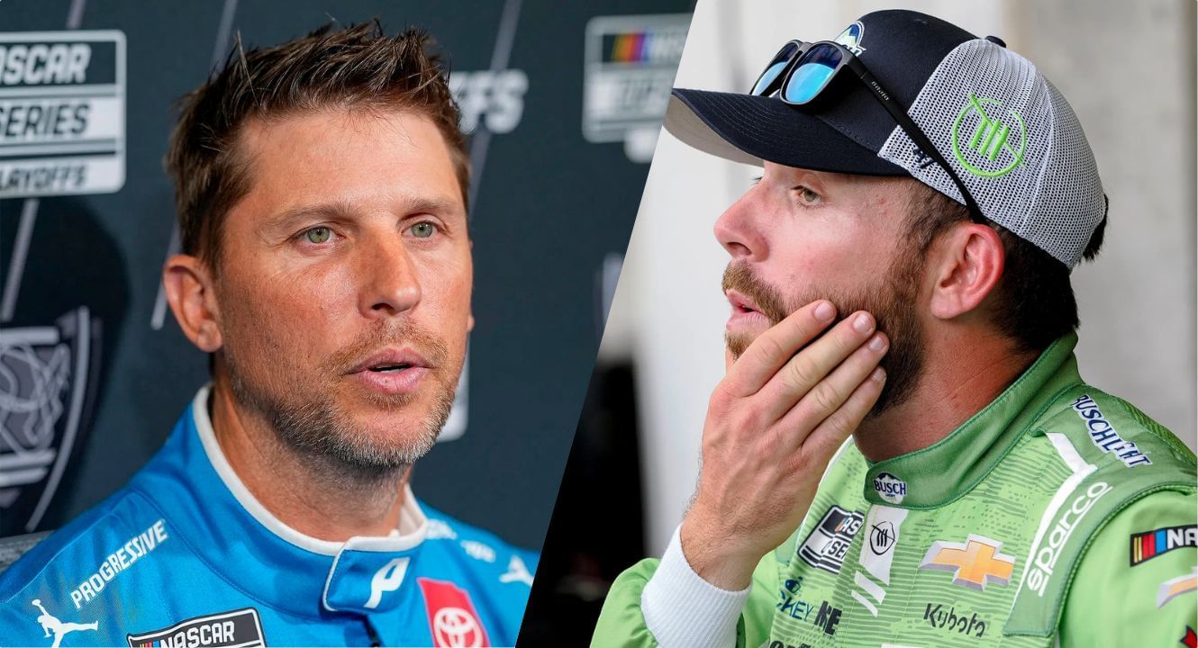 Denny Hamlin and Ross Chastain