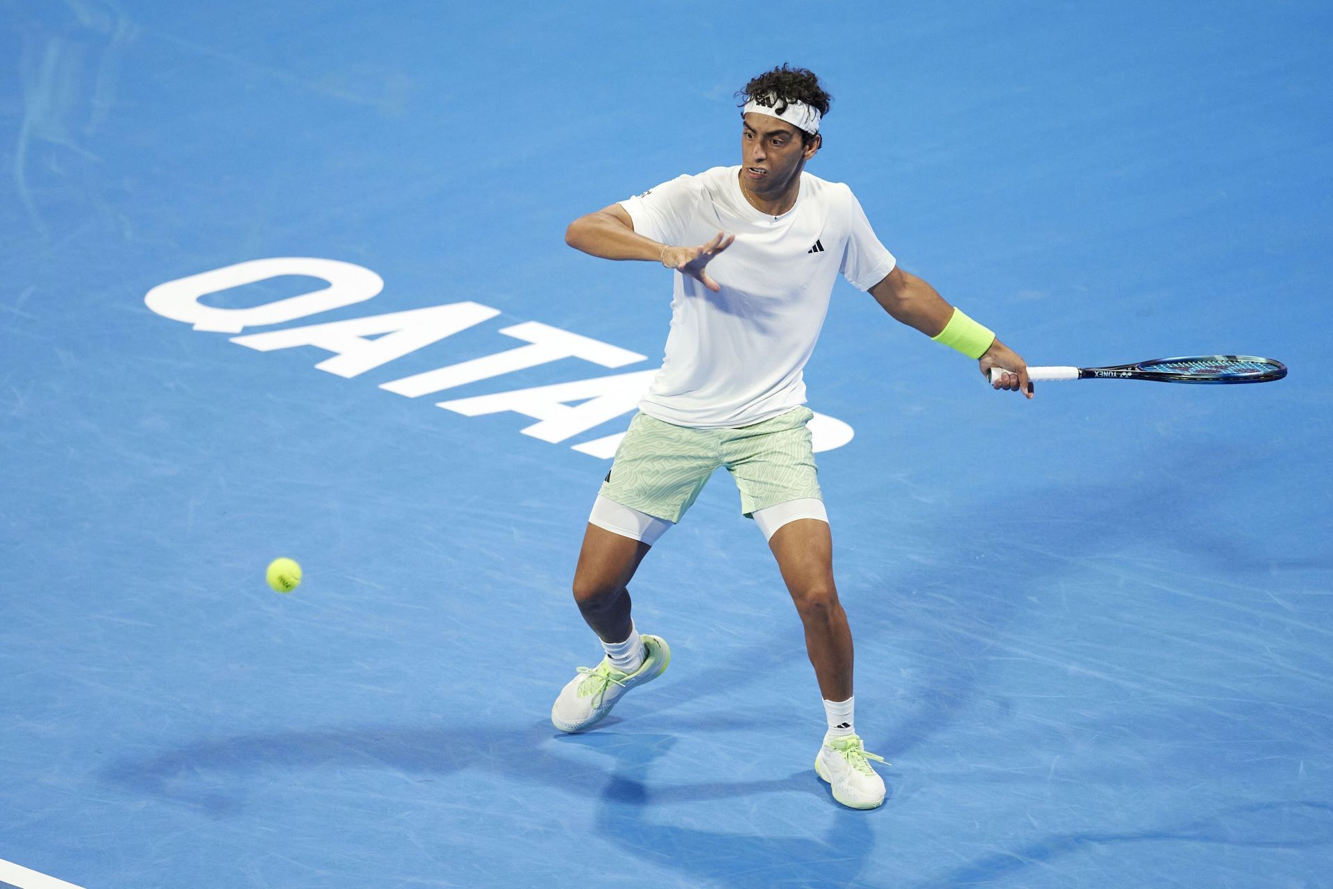 Shelbayh at the Qatar ExxonMobil Open - Source: Getty