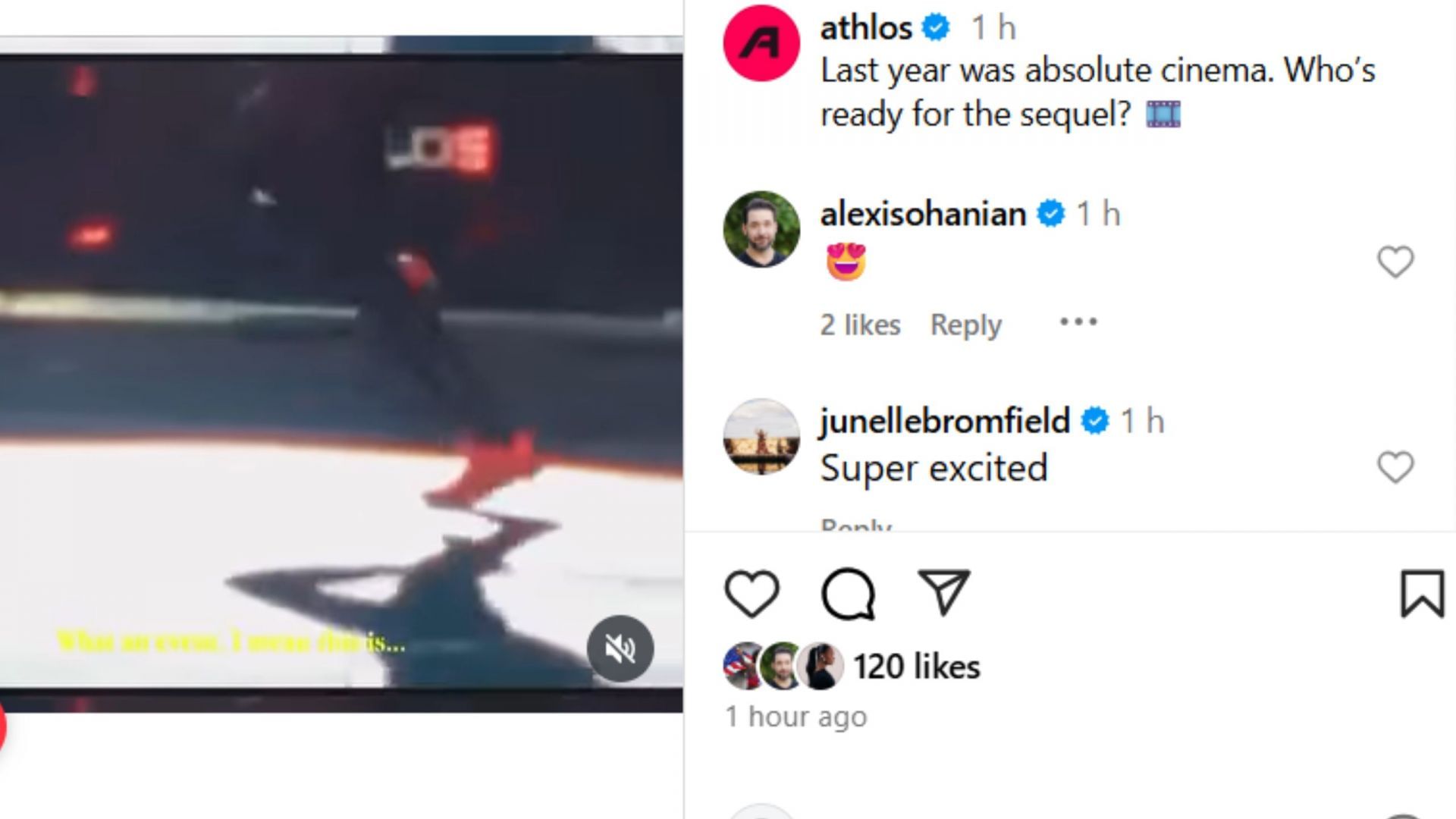 screenshot of comment (IG/@athlos)