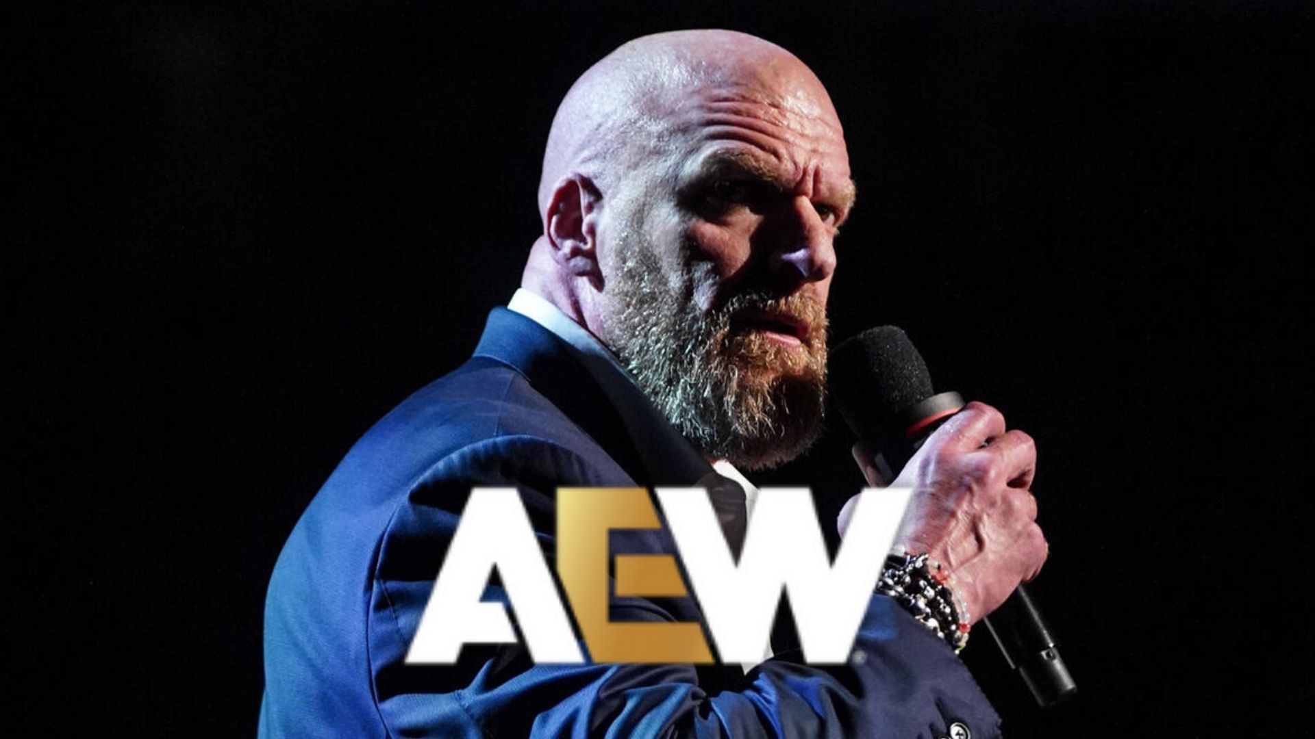 WWE Chief Content Officer Triple H (Image via WWE and AEW