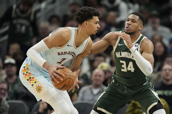 NBA Mock Trade: Blockbuster proposal pairs Giannis Antetokounmpo with Victor Wembanyama to create unstoppable Twin Towers