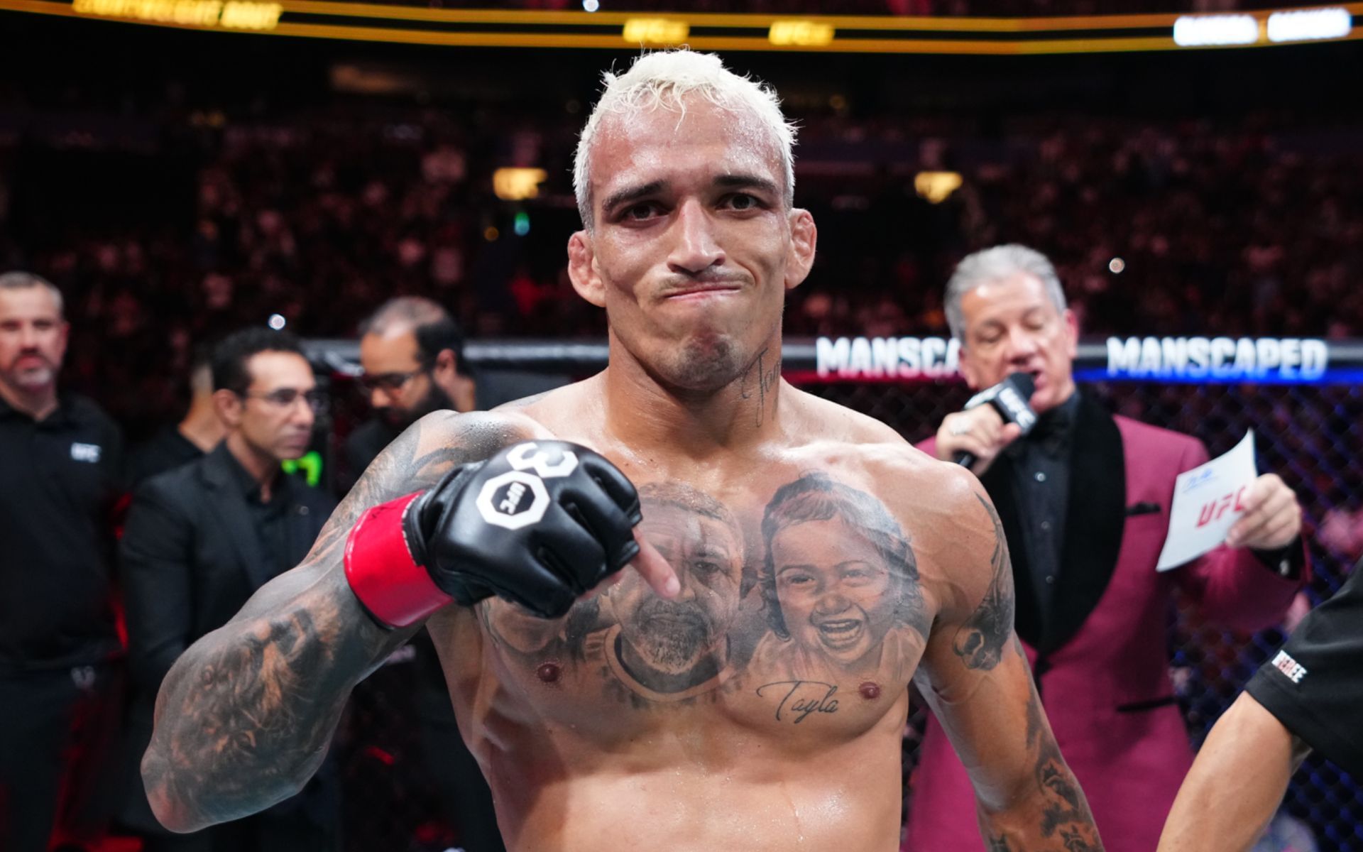 Charles Oliveira on potentially retiring after UFC Rio. [Image courtesy: Getty Images]
