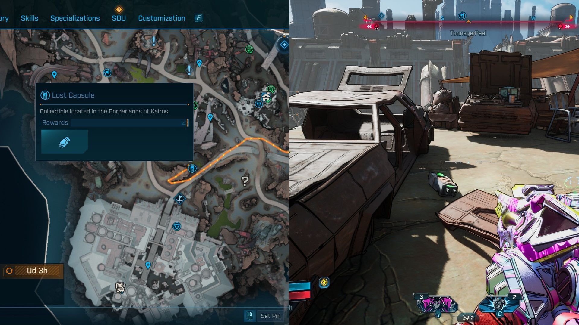 Take the capsule back to the safehouse (Image via 2K)
