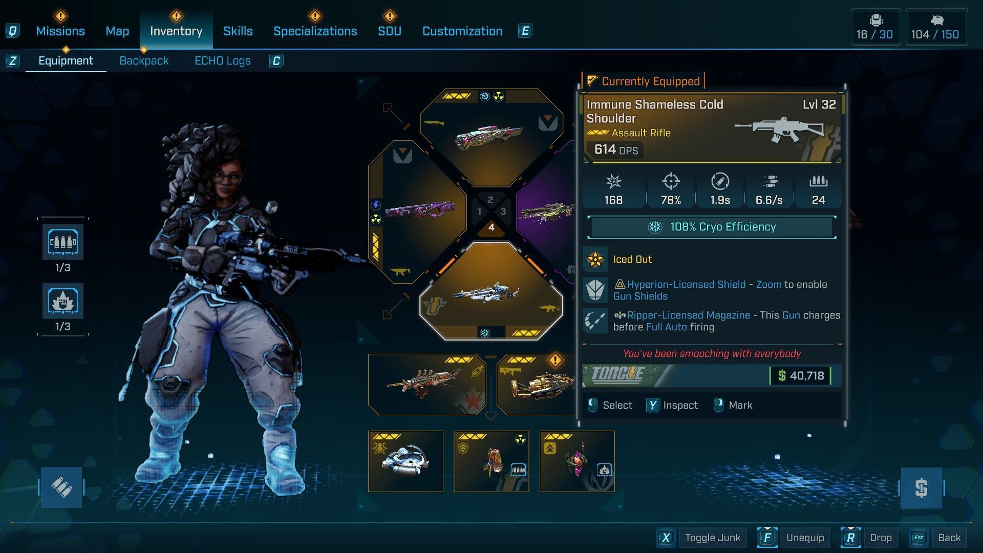 Hitting your targets can be a nightmare with Cold Shoulder (Image via 2K)