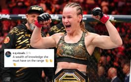 "Real 007 Agent" - Fans abuzz as Valentina Shevchenko shows off her shooting skills with new custom 'Bullet' hand gun
