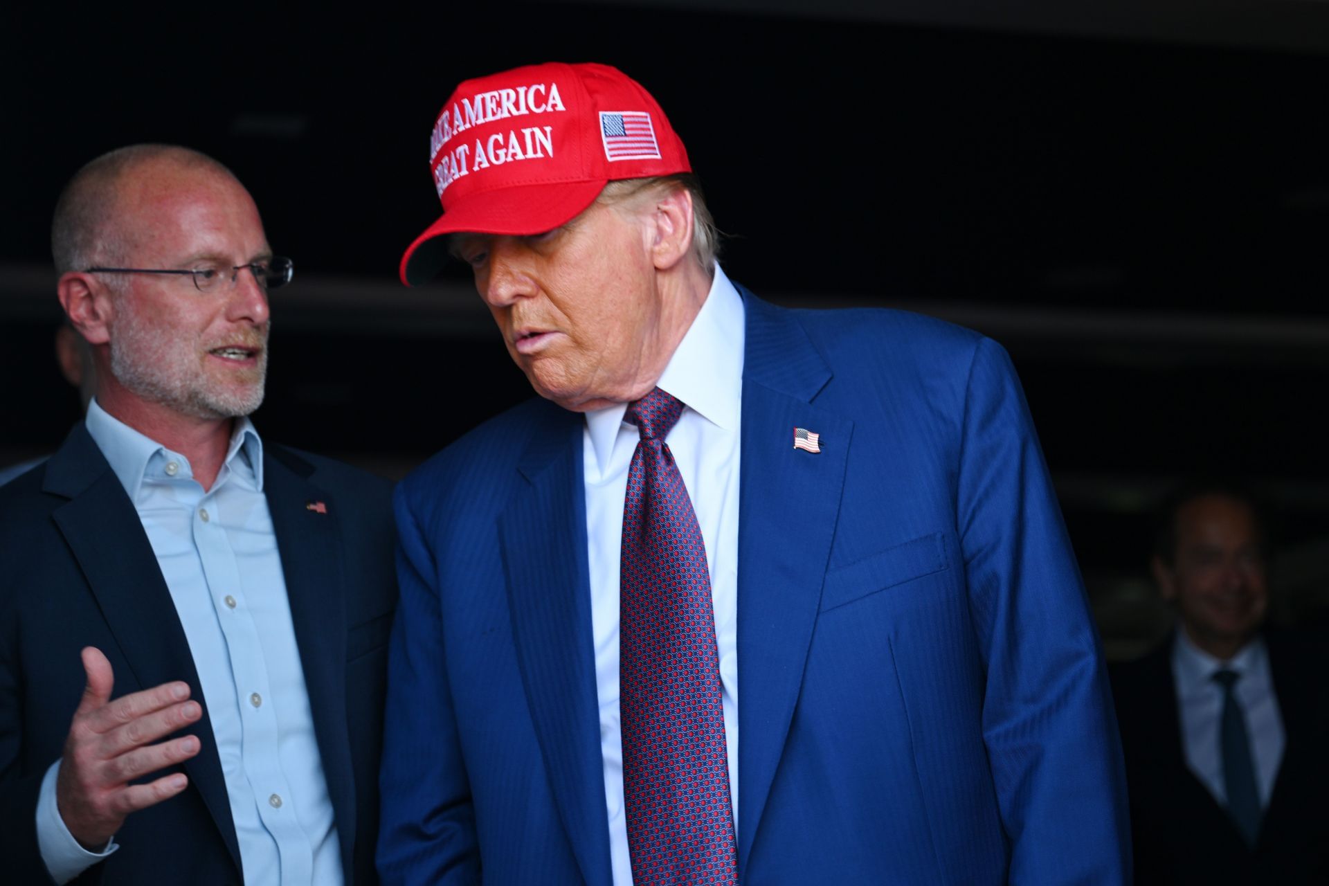 Donald Trump Watches SpaceX Launch Its Sixth Test Flight Of Starship Spacecraft - Source: Getty