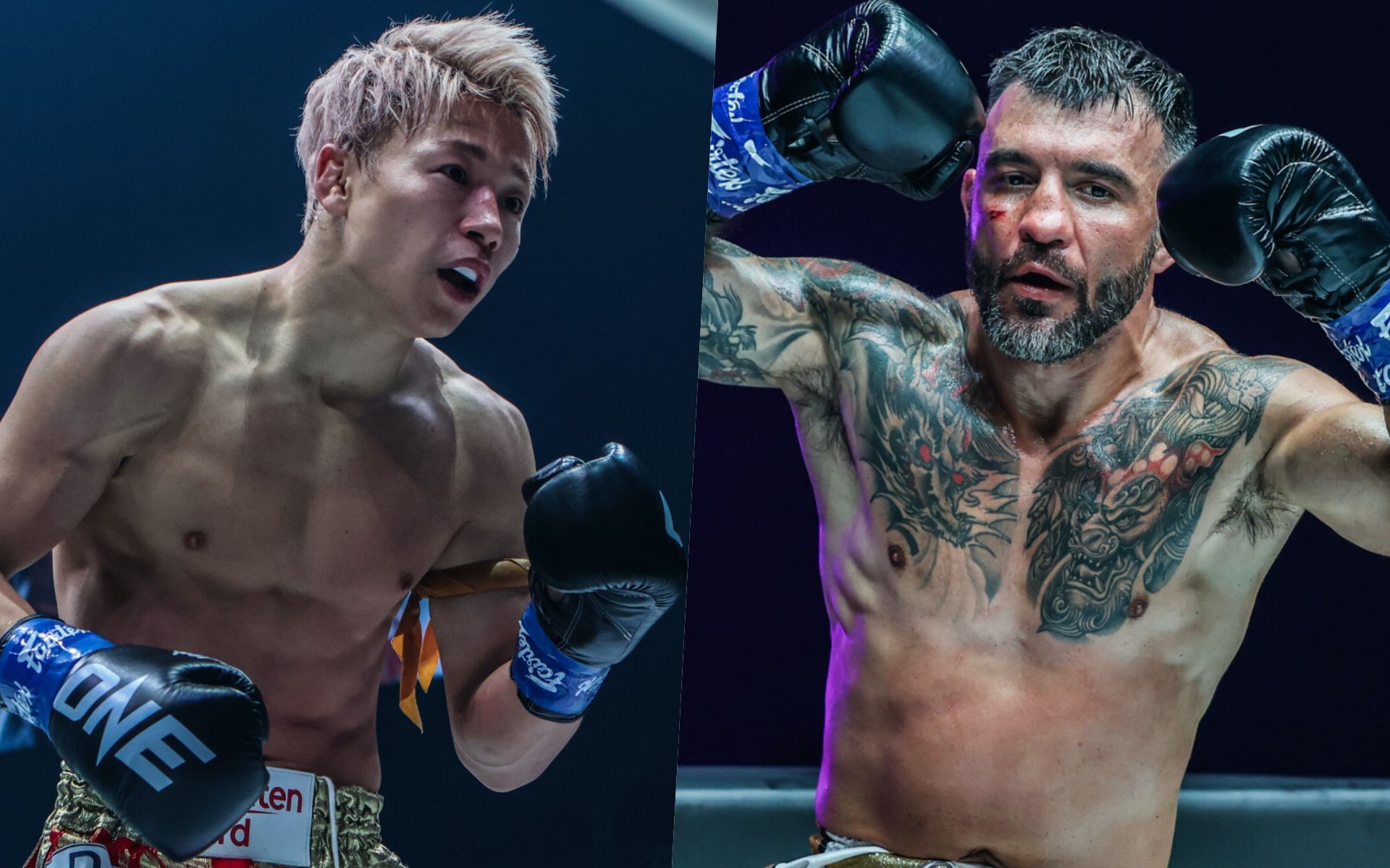 Denis Puric (R) and Takeru (L) | Image by ONE Championship