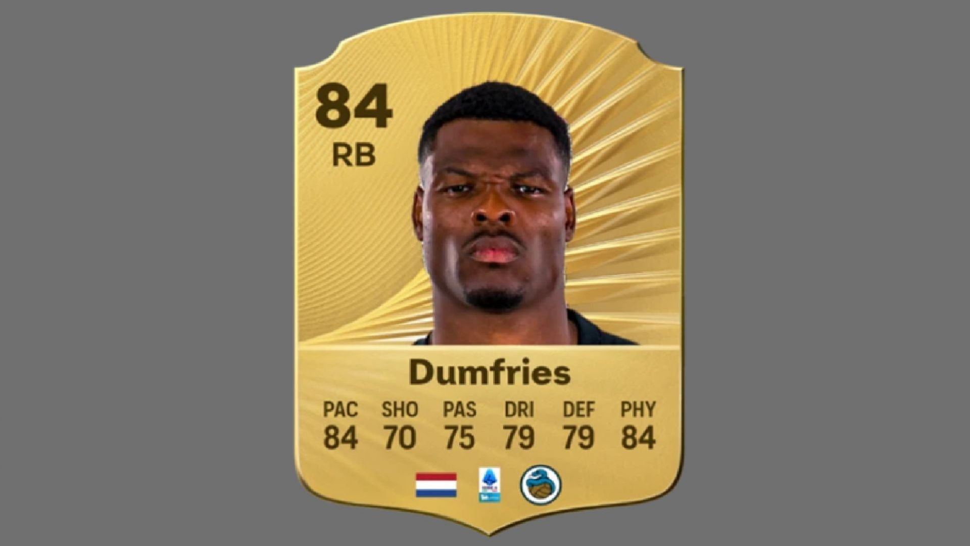 Denzel Dumfries is a crucial part of current Inter Milan (Image via EA Sports)