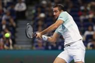 In Picture: Cilic in action (Getty)