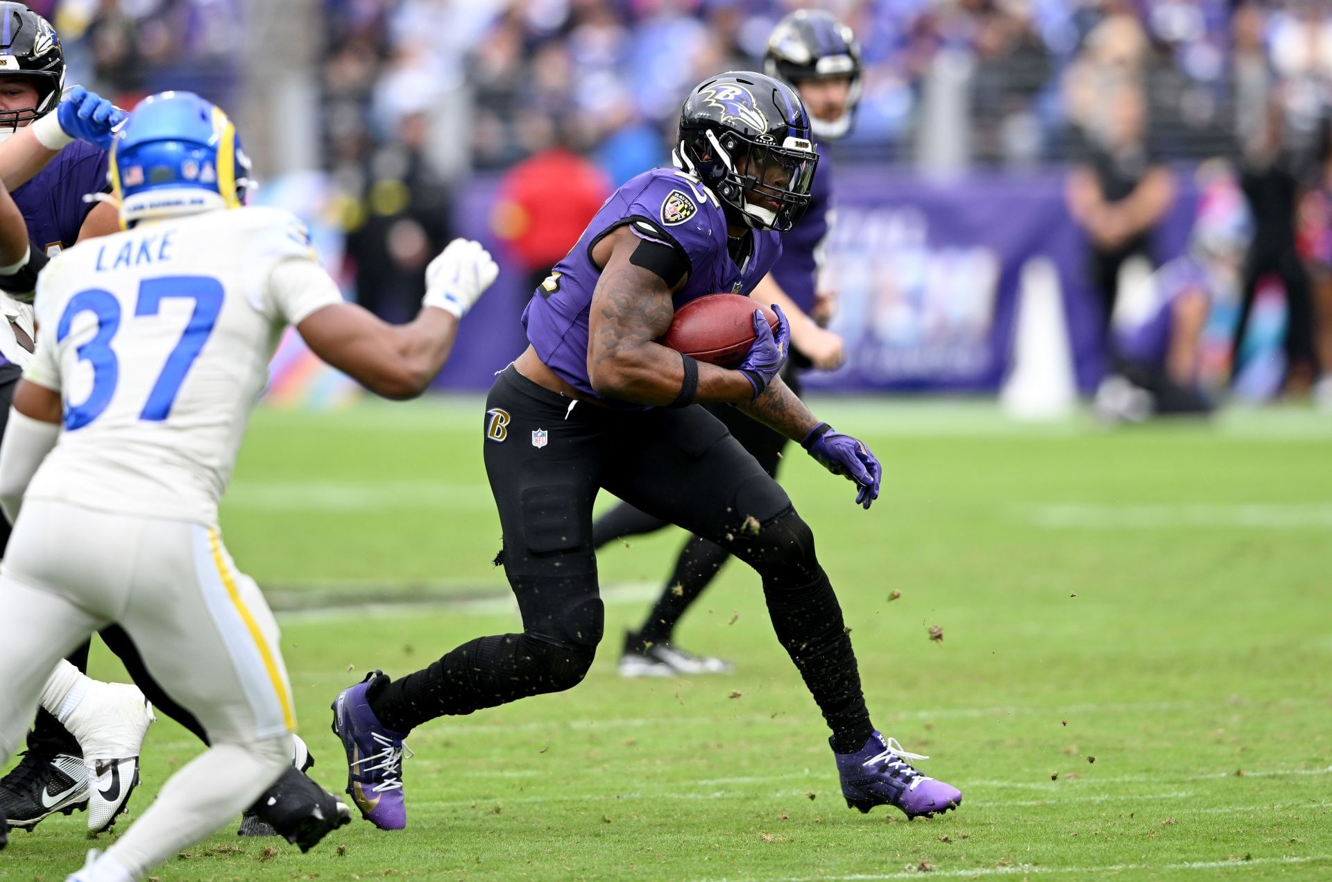 Derrick Henry at Los Angeles Rams v Baltimore Ravens - NFL 2025 - Source: Getty