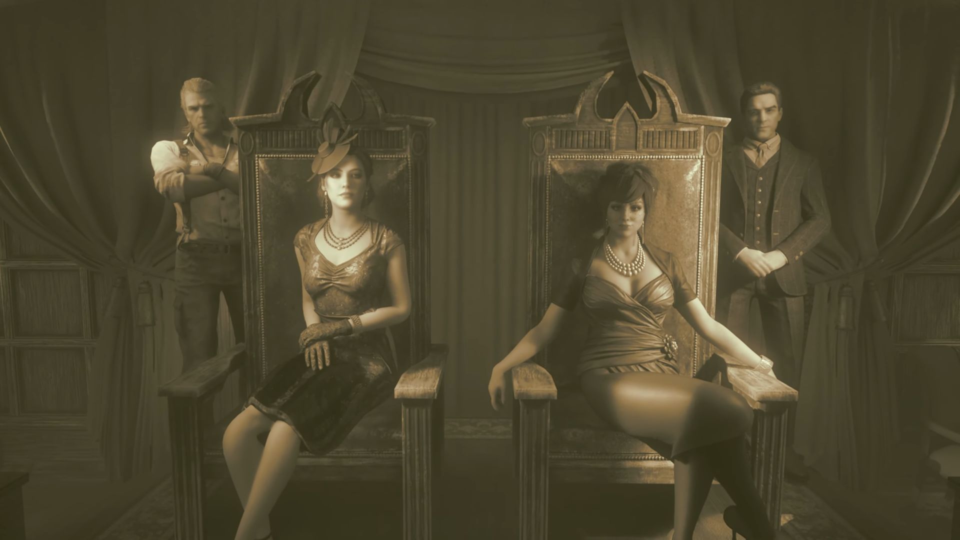 Vampire The Masquerade Bloodlines 2 screenshot of Rosalind and Lou.