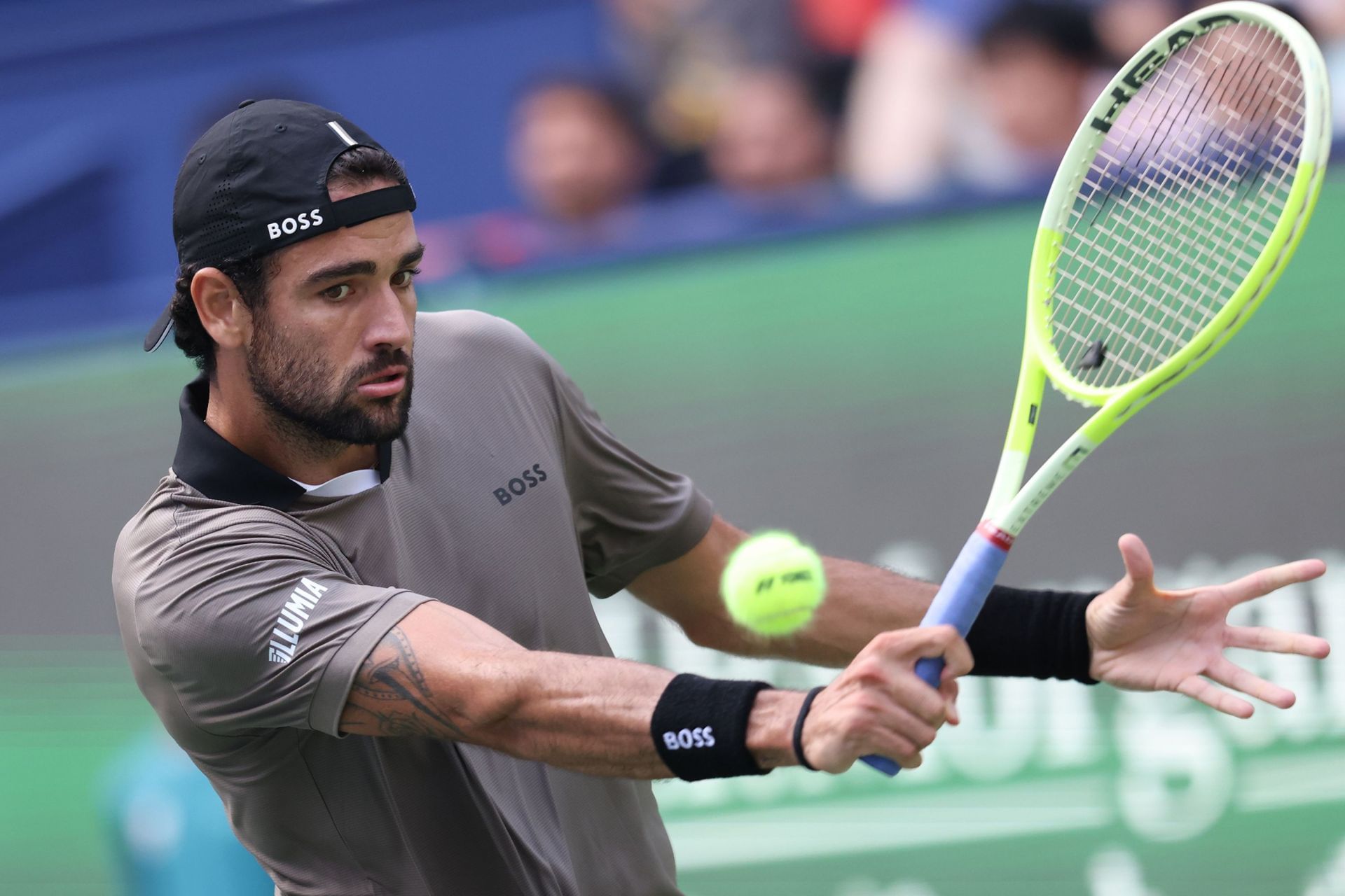 Berrettini at the 2025 Shanghai Rolex Masters - Day 3 - Source: Getty