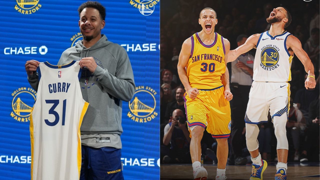 Is Steph Curry changing his iconic jersey number after Seth Curry&rsquo;s request? Warriors new backup guard&rsquo;s hilarious confession explored. [photo: @warriors/IG]
