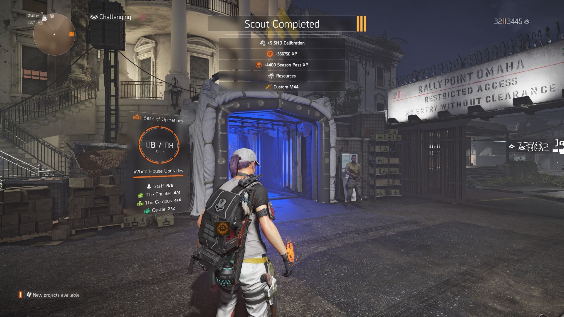 The Division 2 Y7S2 The Pact Scout 6 completion.