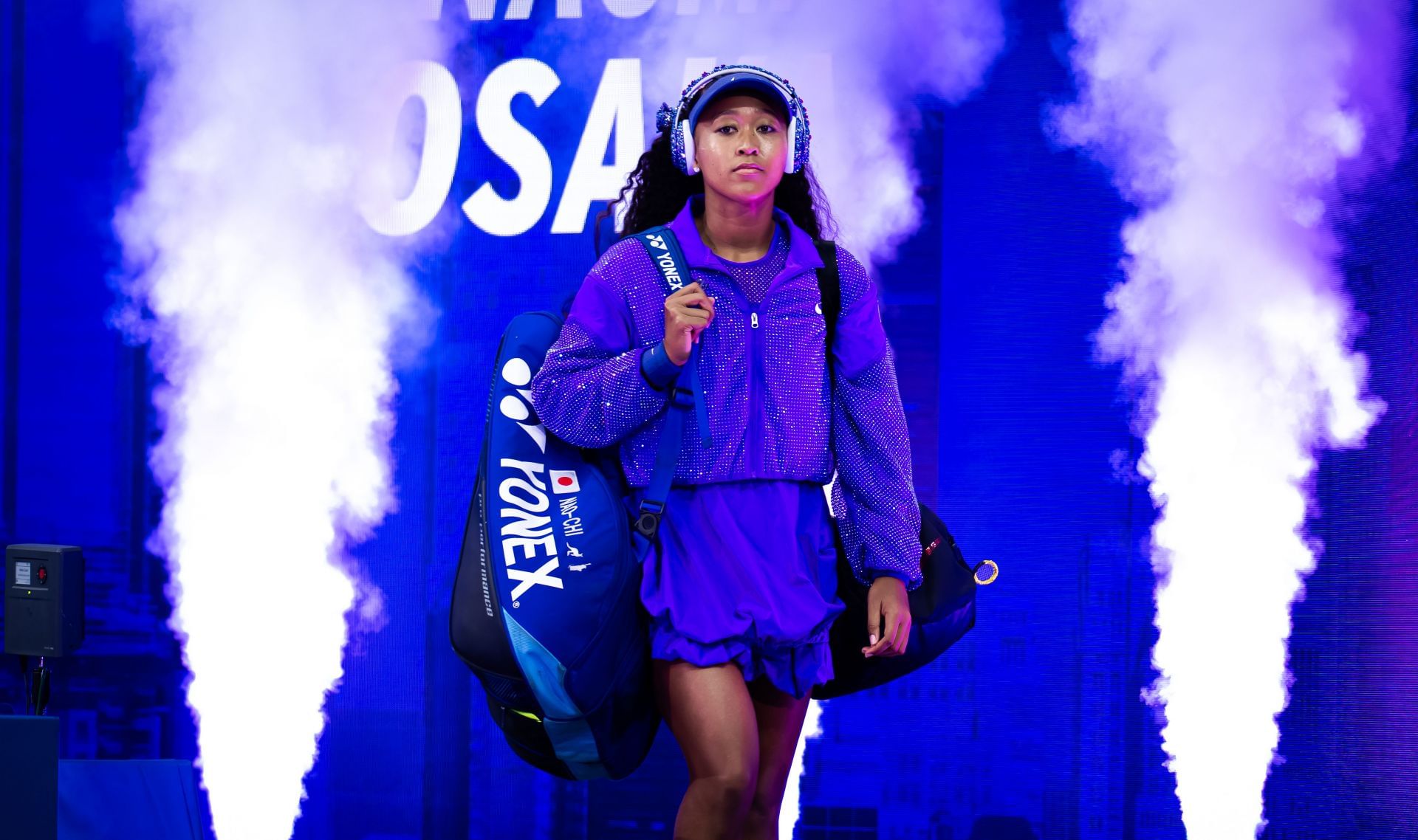 Naomi Osaka at the 2025 US Open. (Source: Getty)