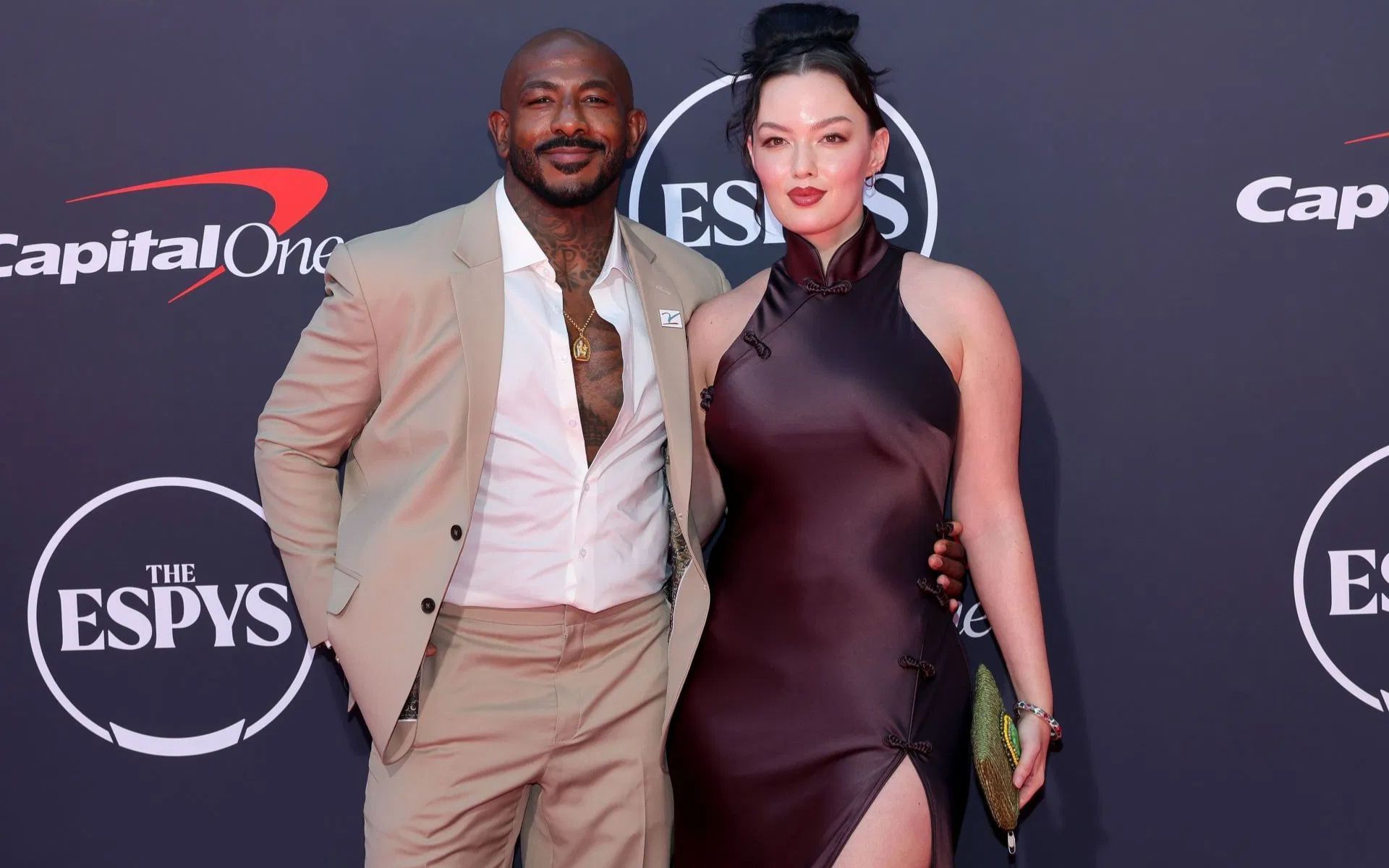 Mia Kang (right) is proud of Khalil Rountree Jr. (left). [Image courtesy: Getty]