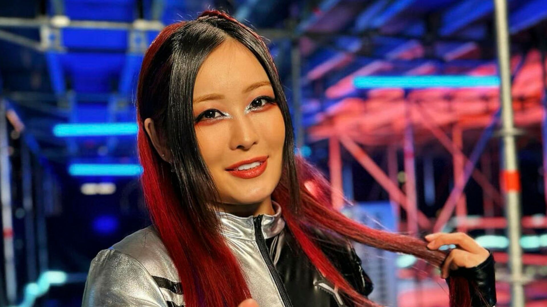 SKY is in an alliance with Rhea Ripley on RAW. [Image credit: WWE.com]