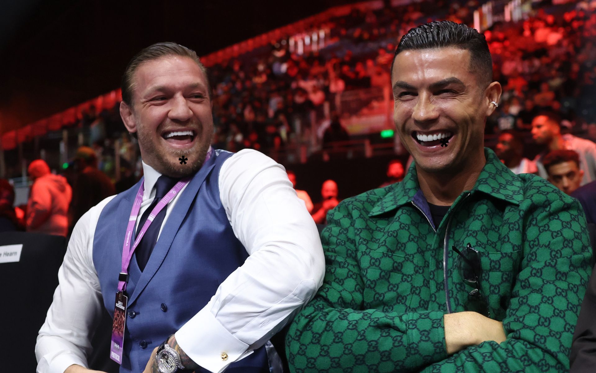 Conor McGregor with Cristiano Ronaldo. [Image courtesy: Getty]
