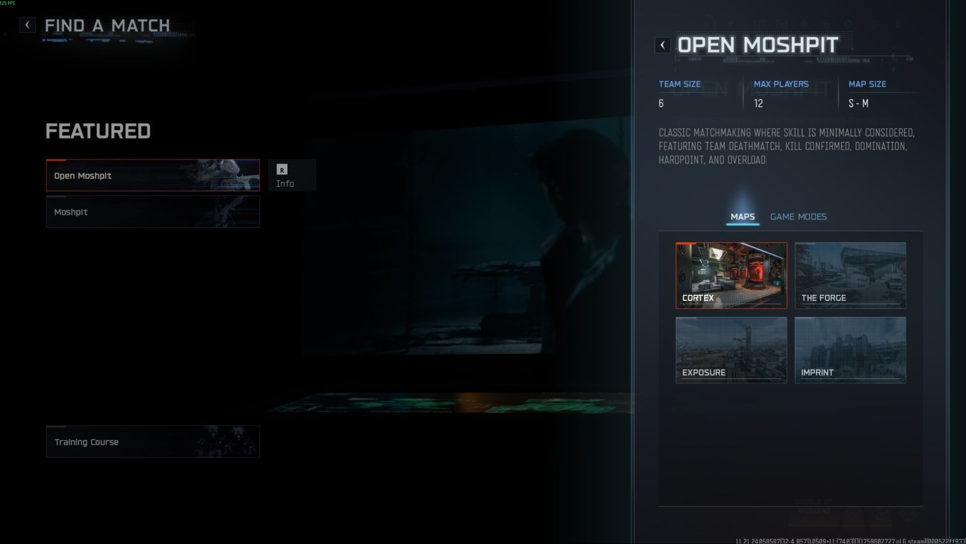 Available playlists in BO7 beta (Image via Activision)