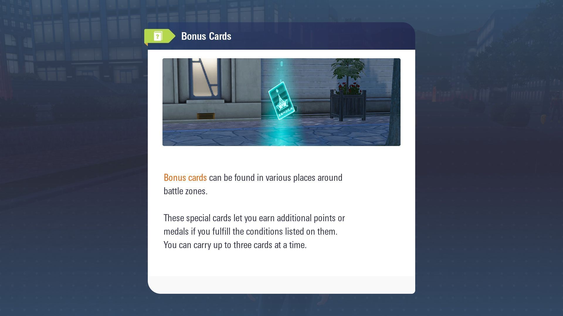 Bonus Cards as seen in the game (Image via The Pokemon Company)
