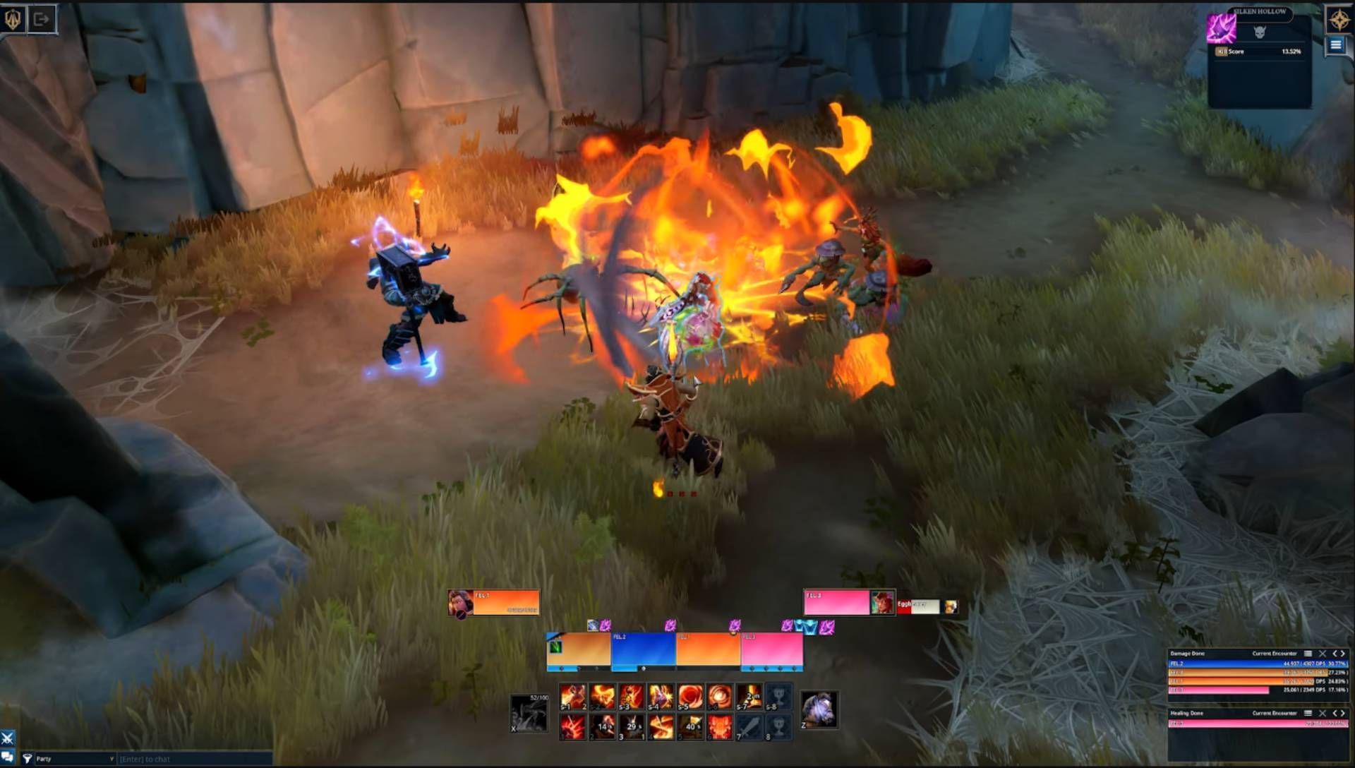 It&#039;s all about dropping DOTs and building Cinders with Ardeos (Image via Arc Games)