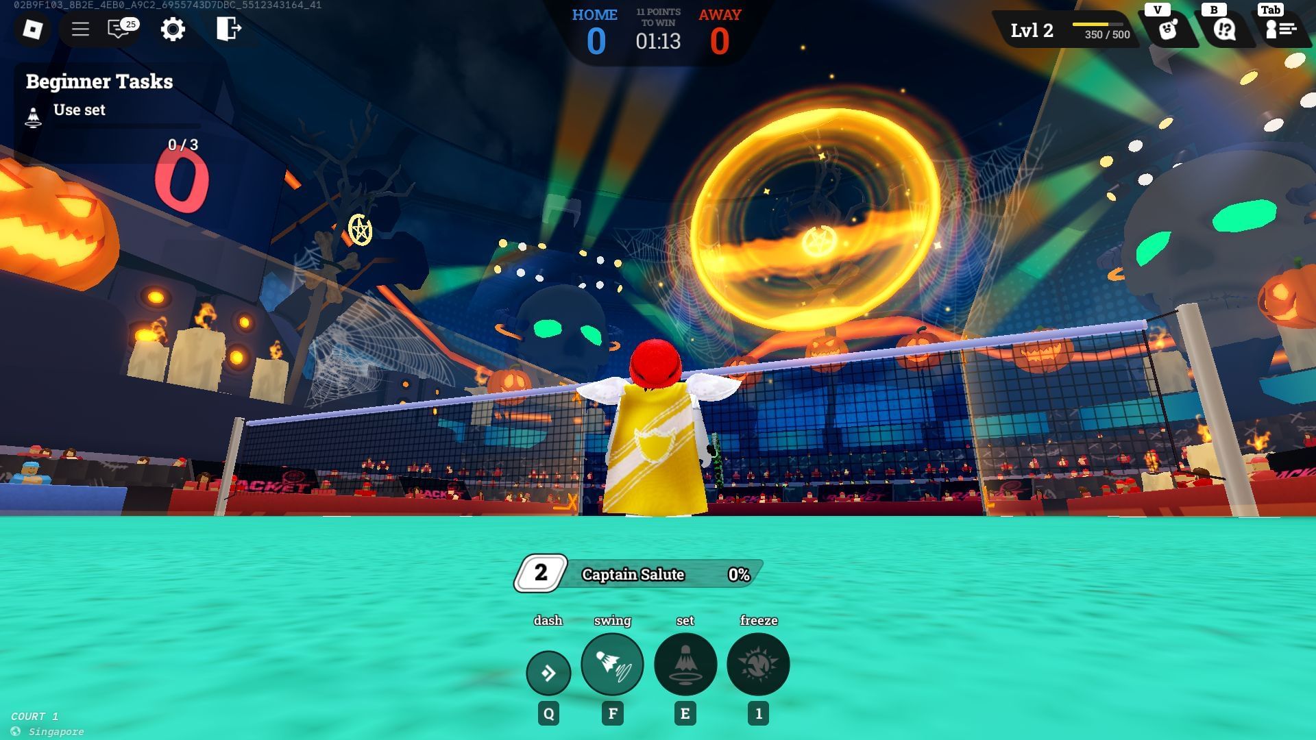 Hit the Shuttle through 25 Rings to get the Rune (Image via Roblox)
