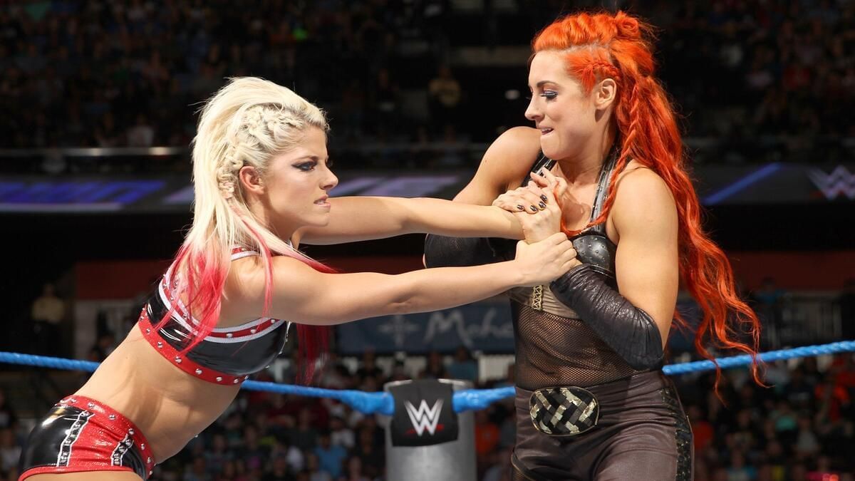 Alexa Bliss and Becky Lynch. (Photo: WWE.com)