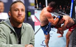 Justin Gaethje shares one-word reaction to Drew Dober's knockout win at UFC Vancouver