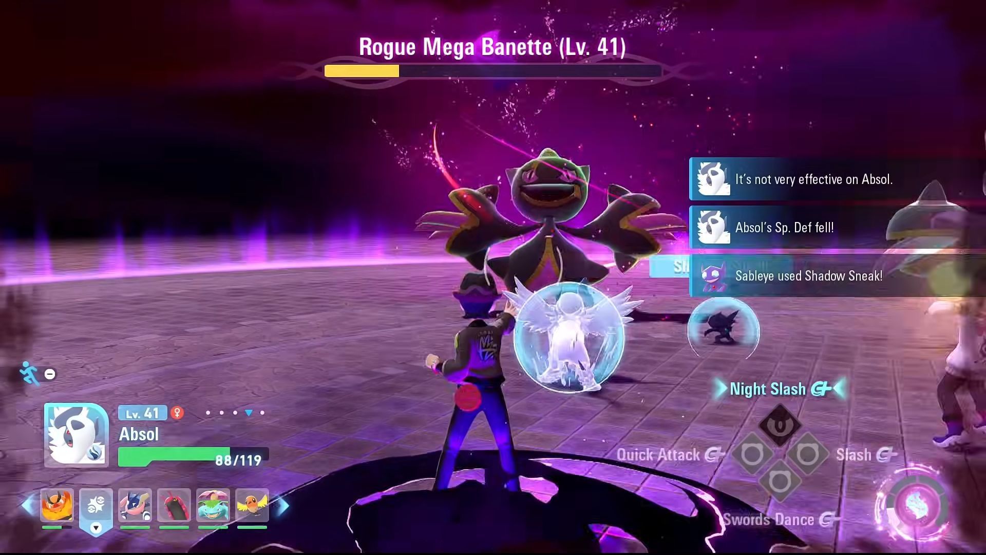 Enraged Mega Banette can unleash a special move (Image via YouTube/@Mixeli)