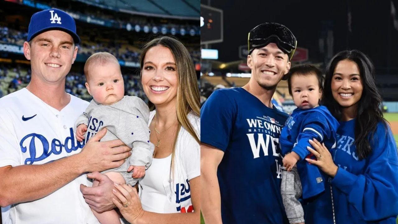 Will Smith with his family (L), Tommy Edman with his family (R) (Images from - Instagram.com/@will.smith, Instagram.com/@kristenedman)