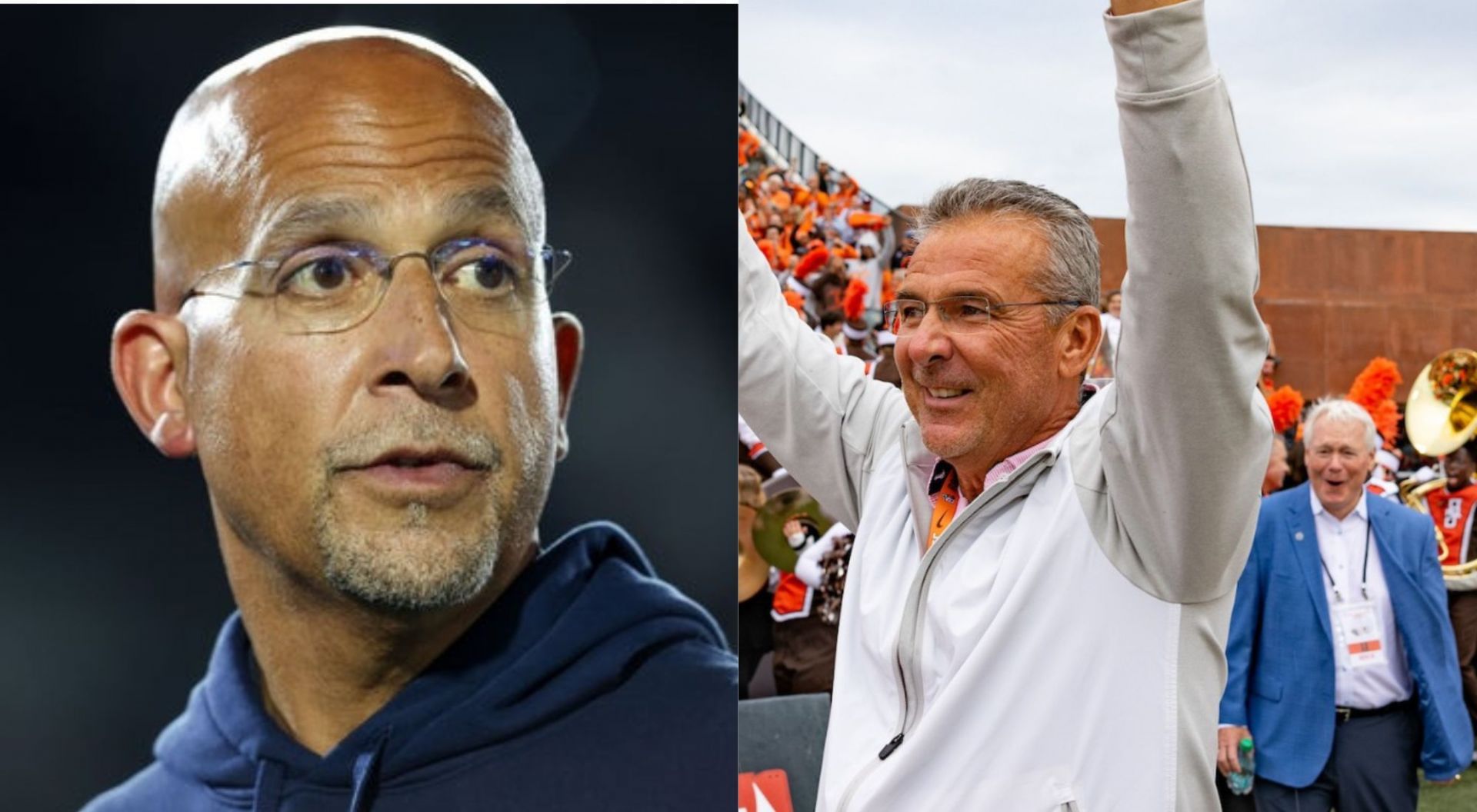 Urban Meyer and James Franklin (Credit-Instagram/BGSU)