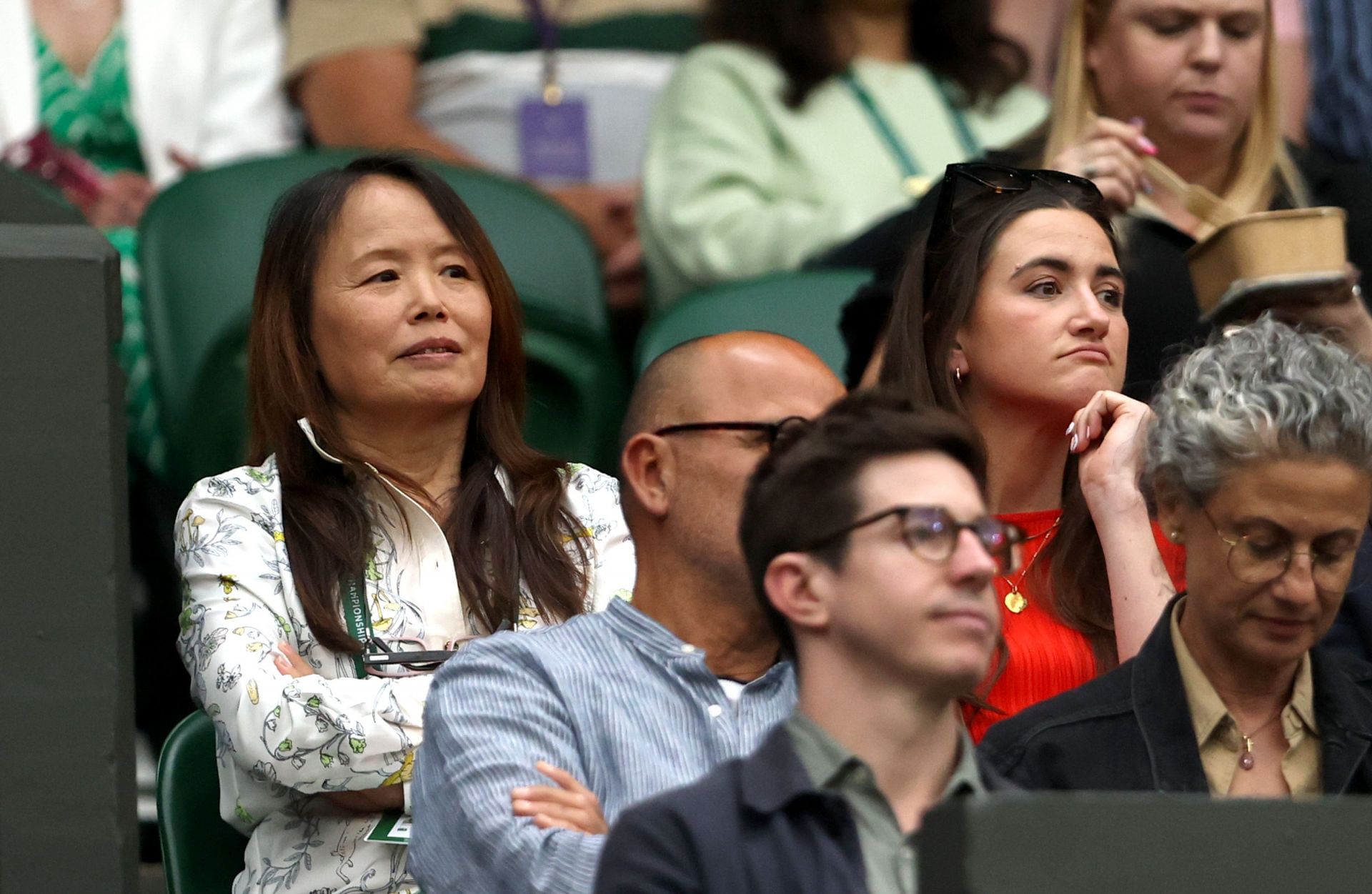 Emma Raducanu&#039;s mother Renee watches her daughter in action | Image Source: Getty