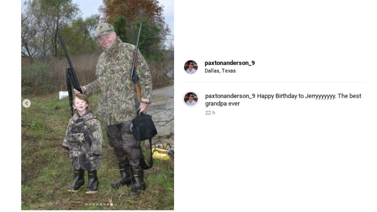 Source: (Via Instagram/ @paxtonanderson_9)