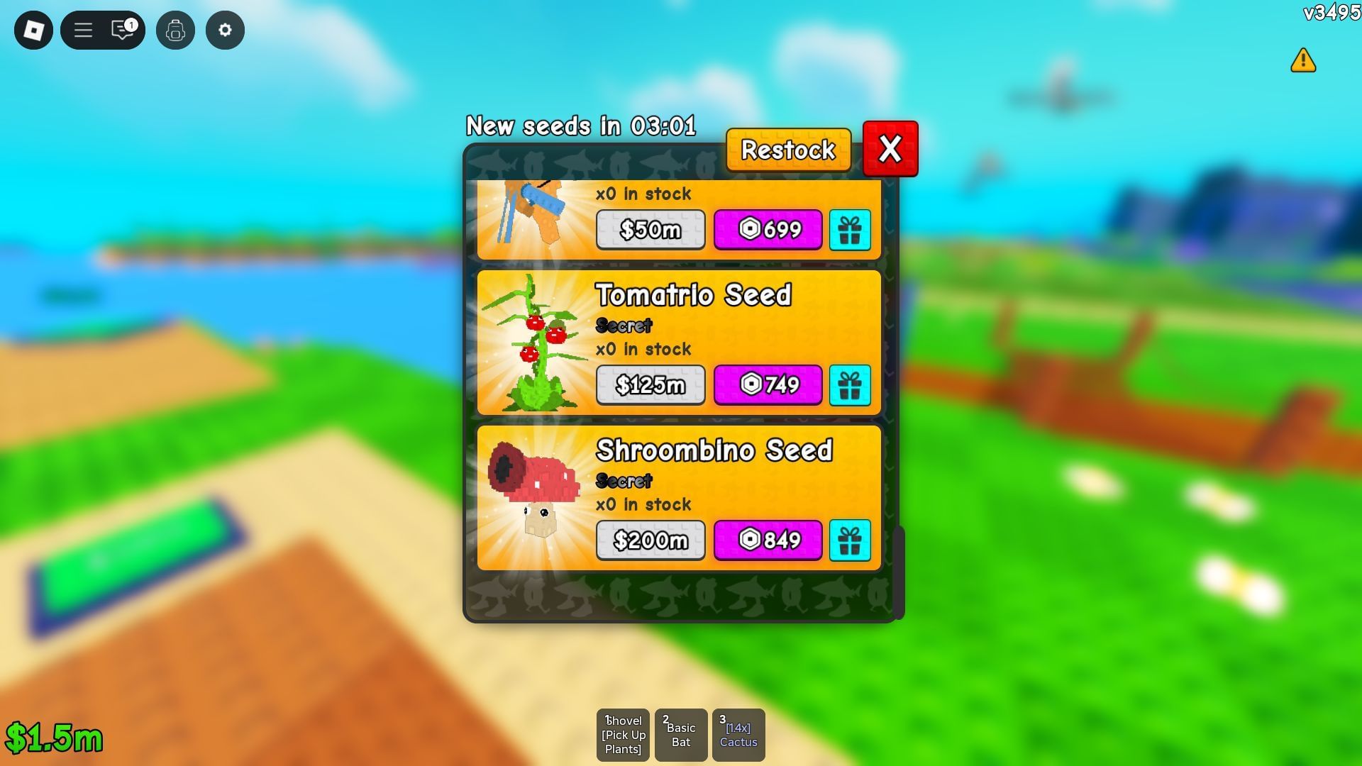 The Shroombino Seed (Image via Roblox)