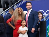 Serena Williams, Olympia Ohanian and Alexis Ohanian at the 2024 Paris Olympics (Source: Getty)