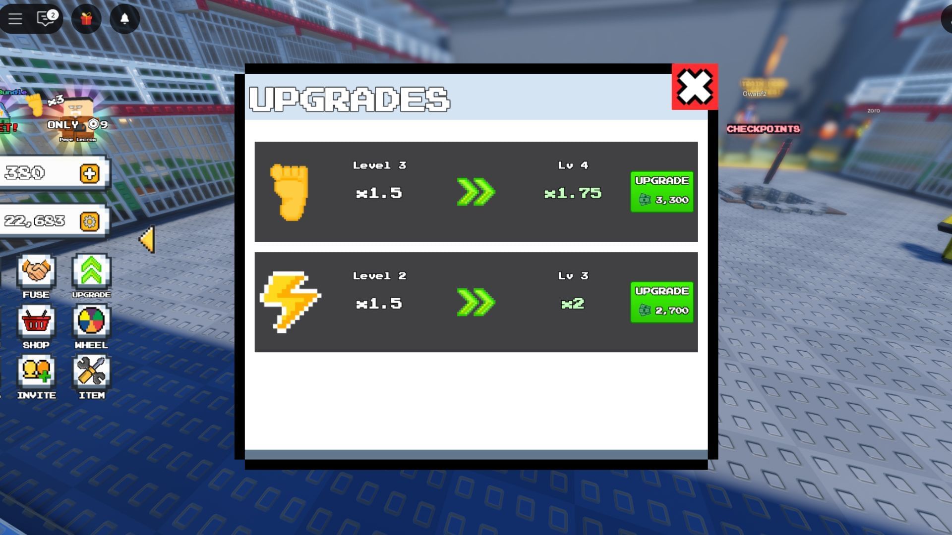 Pets give you boosts in the game (Image via Roblox)