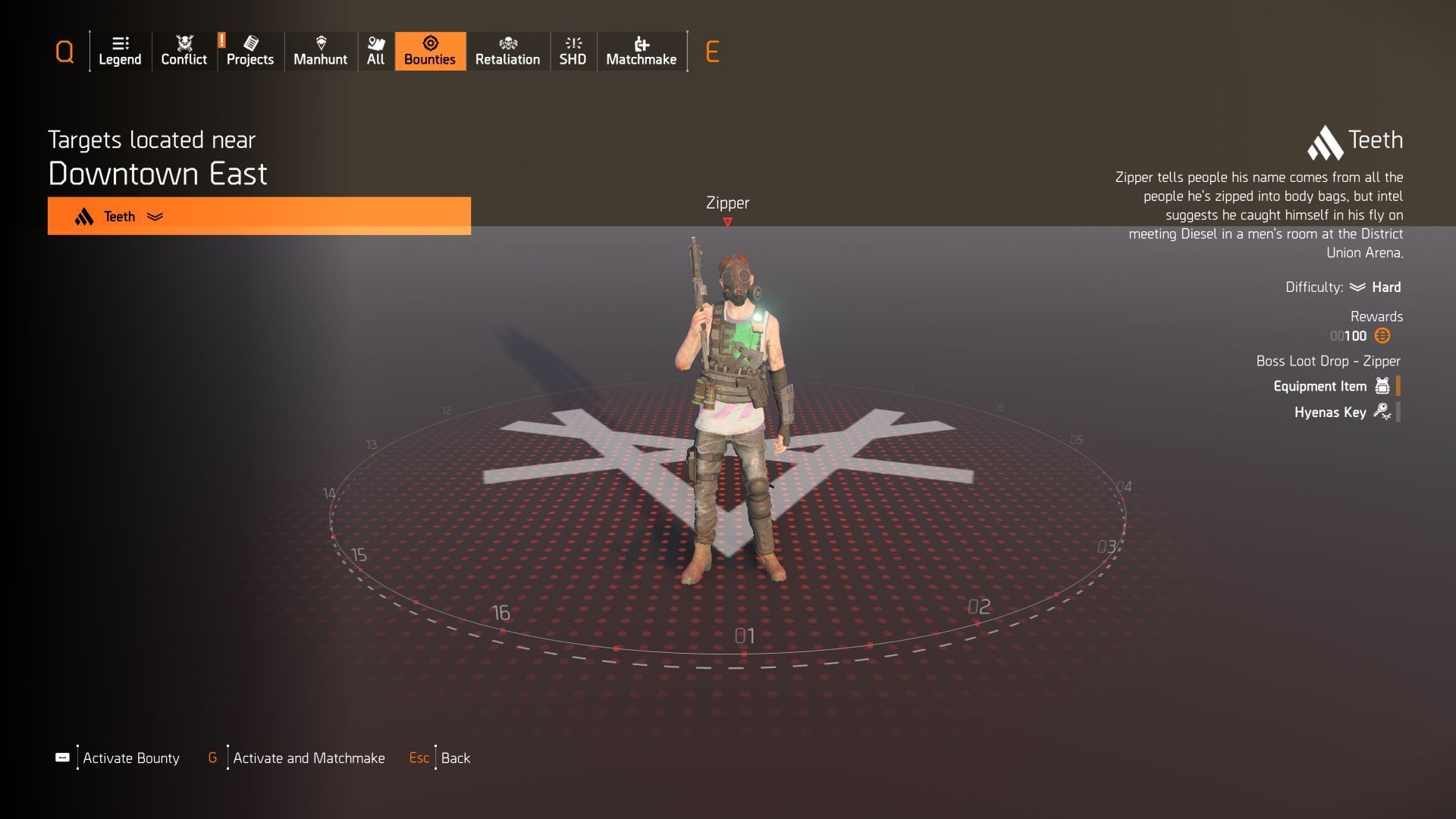 The Division 2 Y7S2 The Pact Week 4 Manhunt&#039;s High-Value Target (Image via SK Gaming || Ubisoft)