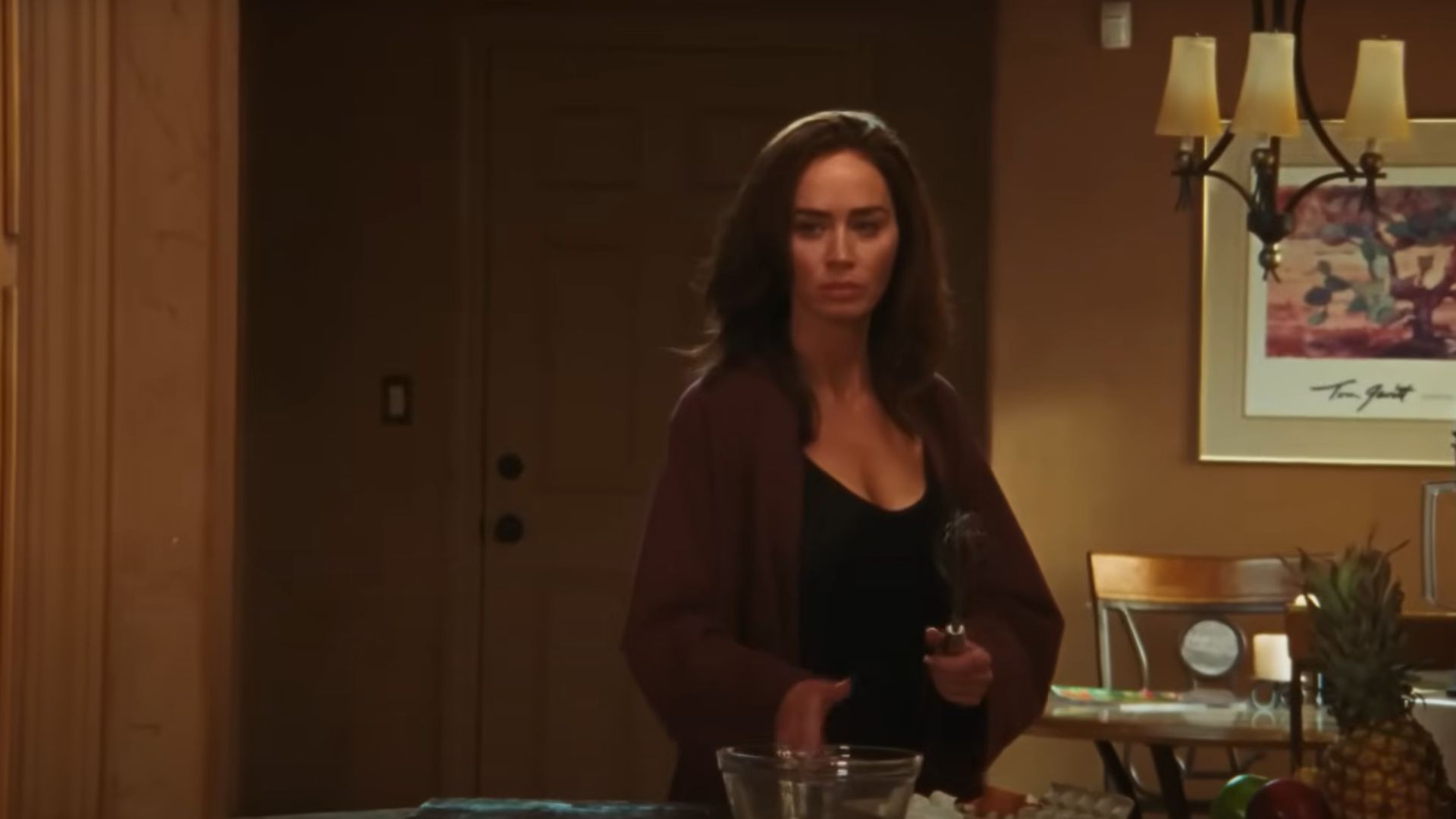 Emily Blunt played the volatile girlfriend in The Smashing Machine (Image via YouTube/A24)